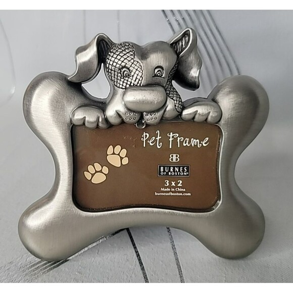 Burnes Of Boston Pet Picture Frame‎ Keepsake for Dog or Cat Pet Lover - Picture 1 of 7